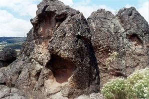 Au sommet de Hanging Rock