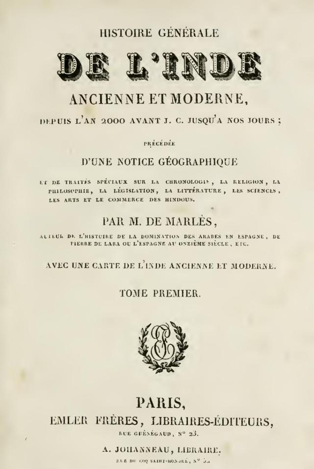 Marles - Page de titre