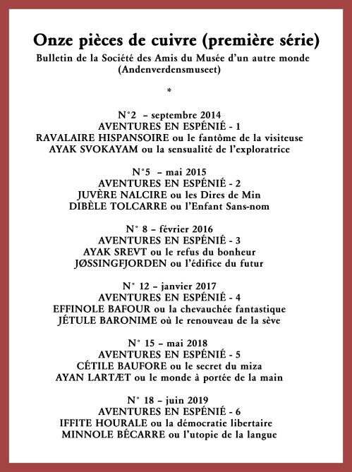 Aventures en Espénié