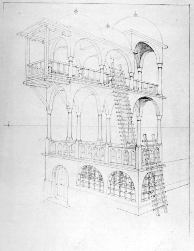 Étude pour Belvédère (1958) 537 x 552