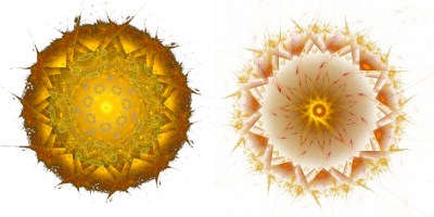 Composition d'un petit mandala face 3