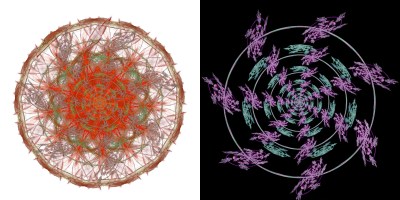 Composition d'un petit mandala face 5