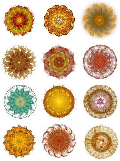 Mandalas circulaires