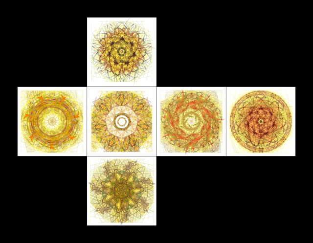 Mandales - Plan 2 du cube